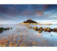 Adult 1000 Piece Puzzle from St Michael's Mount, Cornwall, UK, Unique Home Wall Decoration Crystal Wall Decoration Gift 38x52cm