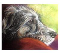 Adult 1000piece Puzzle Irish Wolfhound Art Craft Suitable for Home Wall Decoration 38x52cm