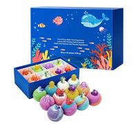 Adult Bubble Bath - Fragrance Salt Ball Set, 12 Pieces Kids Foam Bath Bombs for Relaxing Aromatherapy Soak, Skin Soothing Baths Care Experience for Women Men Grandma Girls Youth Family Use