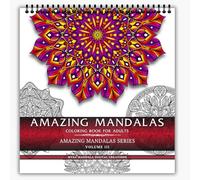 Adult Coloring Book - Amazing Mandalas Series - Volume III