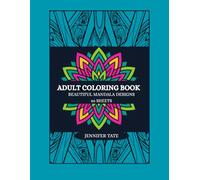 ADULT COLORING BOOK BEAUTIFUL MANDALA DESIGNS 66 SHEETS