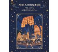 Adult Coloring Book PREMIUM -JAPANESE AKITA-