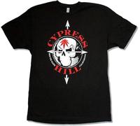 Adult Cypress Hill Arrows Black Mens T T-Shirts à Manches Courtes(Small)