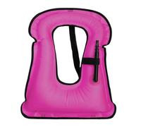 Adult Inflatable Float Jacket Lightweight Portable Kayaking Boating Fishing Swimming Compact Durable Quick-Dry Zipper Water Sports Safety Gear High Buoyancy Flotation Aid Vest(Pink)