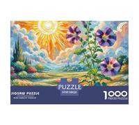 Adult Jigsaw Puzzle - 1000 Piece Puzzle -PétunieHybride- Adults and Children from 14 Years Old Puzzle-Peinture de paysage38x26cm/1000pcs