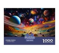 Adult Jigsaw Puzzle - 1000 Piece Puzzle - planète70x50cm/1000pcs - Adults and Children from 14 Years Old Puzzle - Cosmic Galaxy