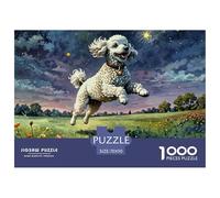 Adult Jigsaw Puzzle - 1000 Piece Puzzle -Poodle- Adults and Children from 14 Years Old Puzzle-Pet Chien70x50cm/1000pcs