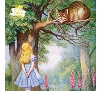 Adult Sustainable Jigsaw Puzzle Alice and The Cheshire Cat: 1000-pieces. Ethical, Sustainable, Earth-Friendly