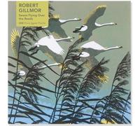 Adult Jigsaw Puzzle Robert Gillmor : Swans Flying Over the Reeds (500 pièces)