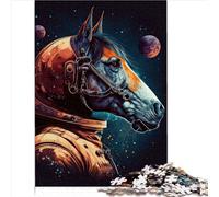 Adult Jigsaw Puzzles 1000 Pieces Zebra Astronaut Jigsaw Puzzles for Premium 100% Recycled Board Great Gift for Adults Best Gift for Adults and Kids 1000pcs(26x38cm)