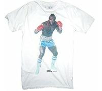 Adult Men's Drama Boxing Movie Rocky Clubber Lang Stance Vintage White White Yellow Black Red Mens Women T T-Shirts à Manches Courtes 100% Cotton(X-Large)