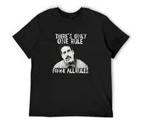 Adult Men's Workaholics Comedy TV Show There's Only One Rule T Shirt Tee Black XL