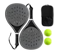 Adult Pickleball Racket Set, Portable Paddleboard Racket, Carbon Fiber Ergonomic Paddle, Women Men Adults Sports Games Gear, Practice Beach Park Garden School Vacation Outdoor Exercise Accessory