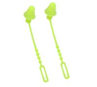 Adult Plugs Swimming, Reusable Ear Protection, Diving Training Gear, 2 Pieces Silicone Sturdy Soft Comfortable Fit Lightweight for Showering, 1.18x3.83 Inches