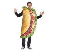 Adult Plus Realistic Taco Fancy Dress Costume Plus