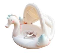 Adult Pool Float - Inflatable Canopy Swimming Ring, Underarm Support Structure, Sunshade Water Lounger | 33.86x38.58 In River Beach Raft For Family Party Outdoor Vacation Travel Backyard Swimming Tool