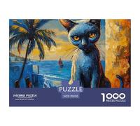 Adult Puzzle 1000 Pieces Cute chatCrafts Gift Family Puzzle Siamese ChatonPuzzle Toy Unique Gift Home Decoration 70x50cm/1000pcs