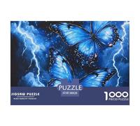 Adult Puzzle 1000 Pieces papillonCrafts Gift Family Puzzle Beautiful papillonPuzzle Toy Unique Gift Home Decoration 38x26cm/1000pcs