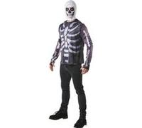Adult Skull Trooper Top and Snood - Fortnite - Mens Costume: Small (35 - 38 Inch) G