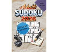 Adult Sudoku 2026: Sudoku Puzzles for Adults 2026 | 6X9 Inches, 110 Pages | 55 Puzzles | Solutions Included
