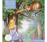 Adult Sustainable Jigsaw Puzzle Alice and The Cheshire Cat: 1000-pieces. Ethical, Sustainable, Earth-Friendly