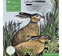 Adult Sustainable Jigsaw Puzzle Angela Harding: Rathlin Hares: 1000-pieces. Ethical, Sustainable, Earth-Friendly