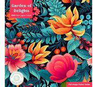 Adult Sustainable Jigsaw Puzzle Garden of Delights: 1000-pieces. Ethical, Sustainable, Earth-Friendly