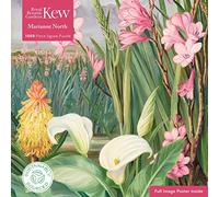 Adult Sustainable Jigsaw Puzzle Kew Gardens - Marianne North - Beauties of The Swamps at Tulbagh: 1000-pieces. Ethical, Sustainable, Earth-Friendly