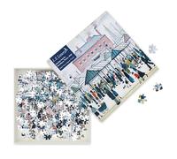 Adult Sustainable Jigsaw Puzzle L.S. Lowry: Market Scene, Northern Town, 1939: 1000-pieces. Ethical, Sustainable, Earth-Friendly