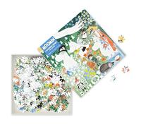 Adult Sustainable Jigsaw Puzzle Moomin: A Dangerous Journey: 1000-pieces. Ethical, Sustainable, Earth-Friendly