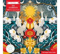 Adult Sustainable Jigsaw Puzzle Nina Pace: Sun Celebration: 1000-pieces. Ethical, Sustainable, Earth-Friendly