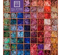 Adult Sustainable Jigsaw Puzzle: Royal School of Needlework: Wall of Wool: 1000-pieces. Ethical, Sustainable, Earth-Friendly