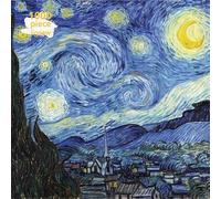 Adult Sustainable Jigsaw Puzzle Vincent Van Gogh: The Starry Night: 1000-pieces. Ethical, Sustainable, Earth-Friendly
