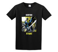 Adult T-Shirts KMFDM Xtort 1996 Industrial Music Industrial Rock Industrial Metal Black 3XL