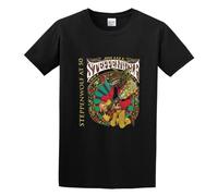 Adult T-Shirts Steppenwolf Band at 50 John Kay Logo Black M