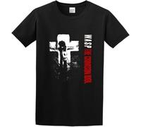 Adult T-Shirts Wasp W.A.S.P. The Crimson Idol Metal Rock Black Manches Courtes(Small)