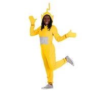 Adult Teletubbies Laa-Laa Jumpsuit Fancy Dress Costume X-Small