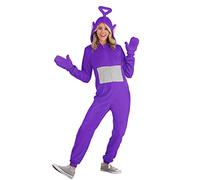Adult Teletubbies Tinky Winky Jumpsuit Fancy Dress Costume X-Small