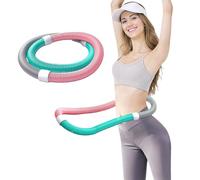 Adult Weighted Soft Hula Hoop - 3.3 LB Foldable Fitness Ring, Portable Home Gym Adult Body Shaping Waist Slimming Exercise Equipment