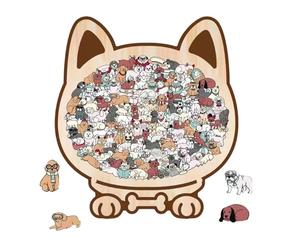 Adult Wooden Puzzles Offer A Unique Game Experience with A 115-piece Set, Crafted to Captivate and Delight Users of All Ages. The Morandi-Colored Design Adds Soothing Aesthetic, Making It an Ideal C