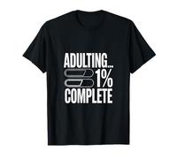Adulte 1% de progrès drôle terminé T-Shirt