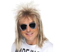 Adulte 80s 1980s 80's Célébrité Déguisement Perruque Mulet Ash Blond Par Smiffys