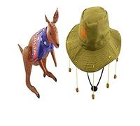 Adulte Australien Chapeau avec bouchons & 70cm Gonflable Kangourou