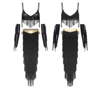 Adulte Belly Danse Outfit Costume De Du Ventre Dancer Costumes Dance Noir S