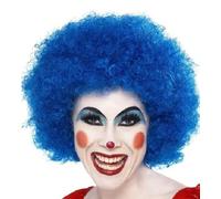 Adulte Bleu Perruque Afro Déguisement 70s 1970s 80's 1980s Hommes Femmes Par