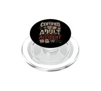 Adulte Certifie par Accident Drole PopSockets PopGrip pour MagSafe
