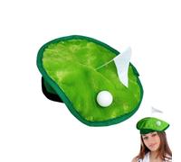 Adulte Crazy Golf - Chapeau Béret, Balle Drapeau Unisexe | Sports de Nouveauté Amusants, Accessoires de Chapeau, Fête Adulte Unisexe Costumes Drôles Ornements de Coiffure, Chapeau de Béret de Golf Fou