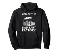 Adulte Dad Blague Farting Funny Men CEO of The Dad Fart Factory Sweat à Capuche