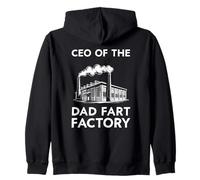 Adulte Dad Blague Farting Funny Men CEO of The Dad Fart Factory Sweat à Capuche