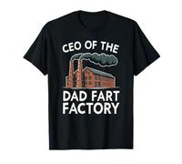 Adulte Dad Blague Farting Funny Men CEO of The Dad Fart Factory T-Shirt
